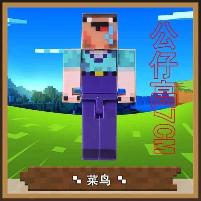 Minecraft Figure Minicraft 4-10 / 1 Pcs / Topper Kue. Bisa Digerakkan Dan Dimainkan. Pajangan.