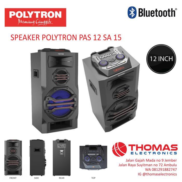 SPEAKER POLYTRON PAS 12 SA 15 NEW PORTABLE SPEAKER - PAS 12SA15