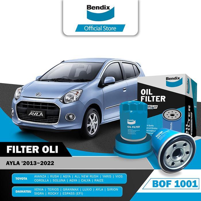BENDIX FILTER OLI SARINGAN OLI MOBIL DAIHATSU AYLA 2013-2022 - BOF1001