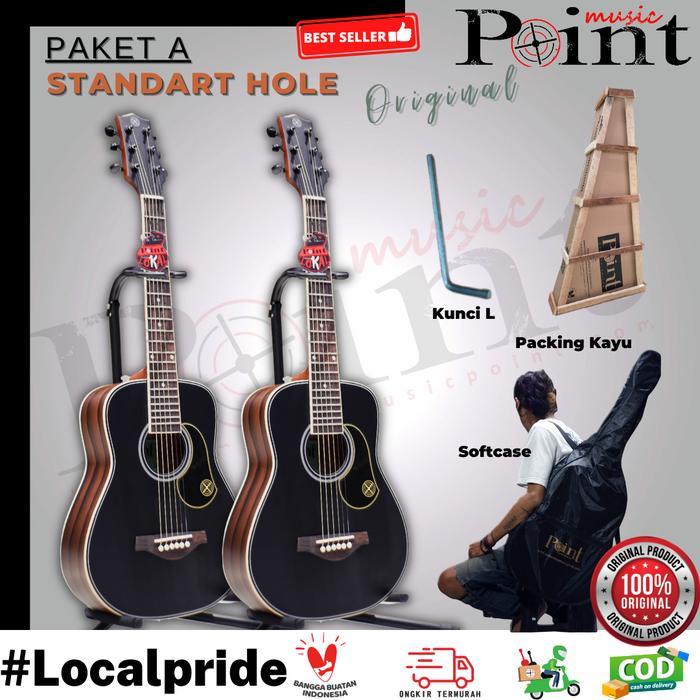 Gitar Junior mini 3/4 akustik dan akustik elektrik Original Point MPS-101 - Standart Hole, Elektrik 