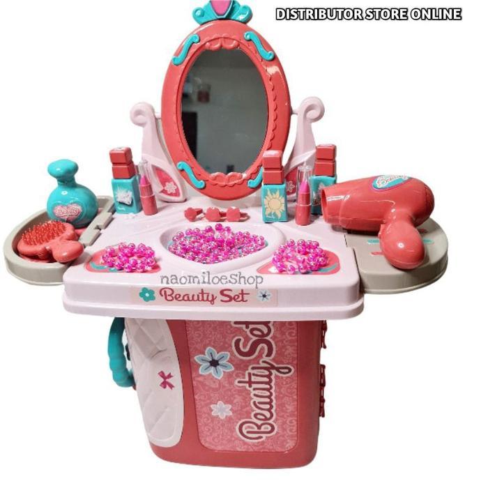 Cocomelon Toys - Mainan Edukasi Anak Cewek Perempuan Tas Make Up Koper Terbaru