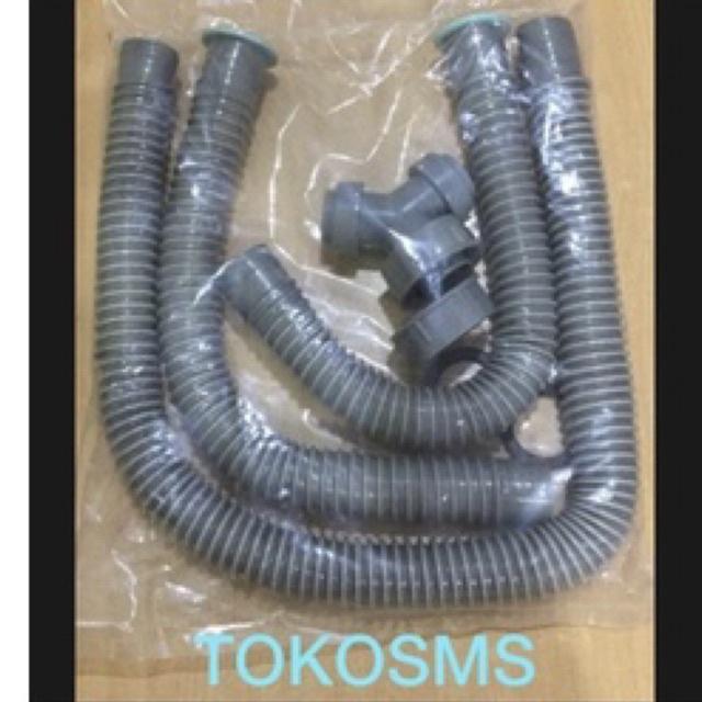 Selang Bak Cuci Piring Cabang Flexible Sink 2 Lubang Selang Bcp