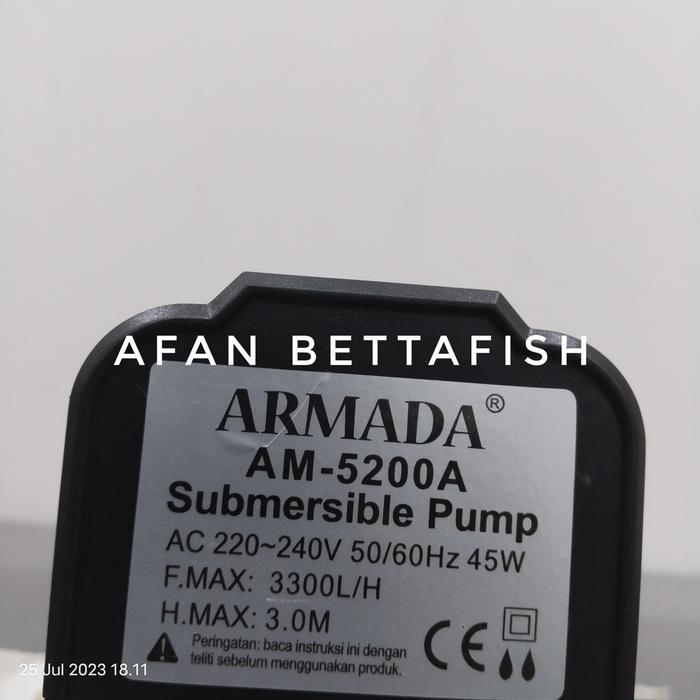 Pompa Celup Armada Am 5200A Power Head Armada Am 5200 A Low Watt Murah