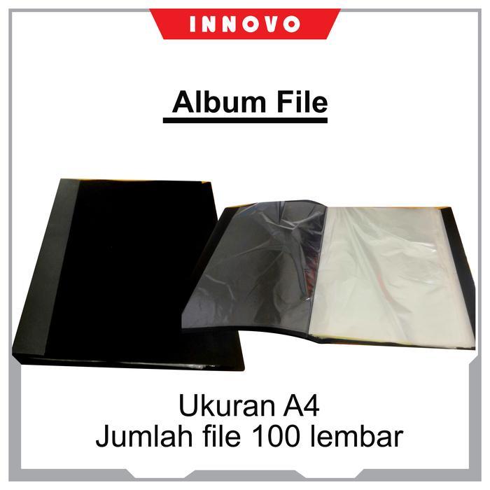 Map Plastik / Clear Holder / File Dokumen Keeper A4 100 Lembar