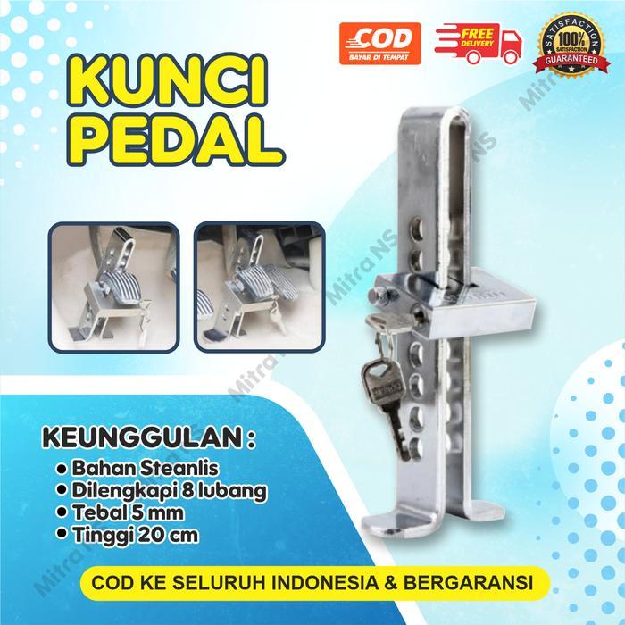 N3W Kunci Gembok Pedal Mobil Manual Mobil Matic Universal, Pengaman Mobil Kunci Pedal