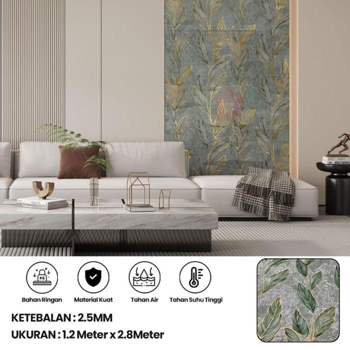 PROMO Wallpaper Stiker Dinding Motif Marmer Wallpaper Dinding Vinyl Wallpaper Motif Marmer 120X280Cm