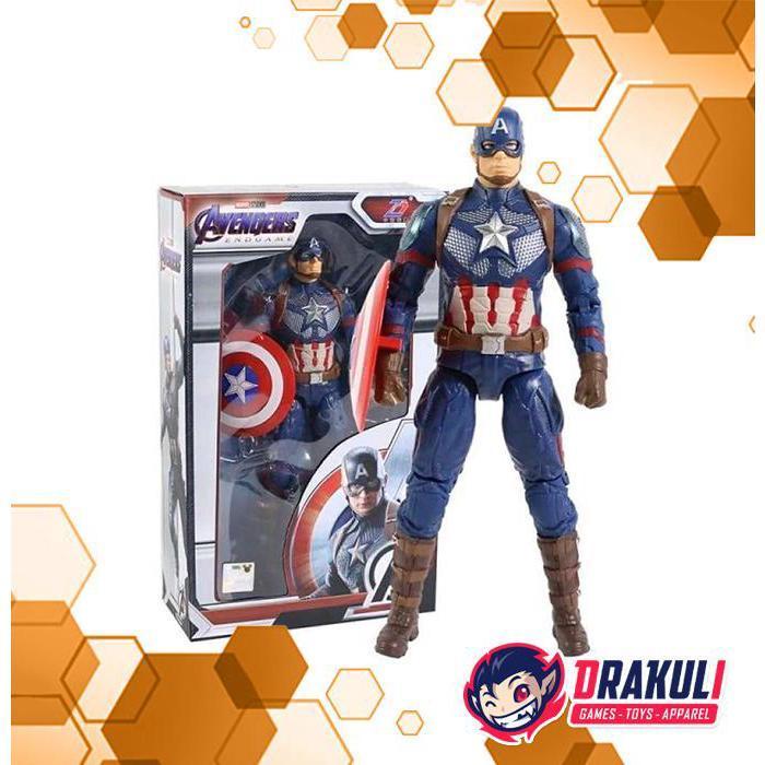 BERGARANSI ZD Toys Marvel Avengers Endgame 7" Captain America