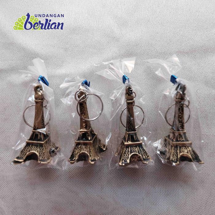 JTTOP" SOUVENIR PERNIKAHAN GANTUNGAN KUNCI MENARA EIFFEL