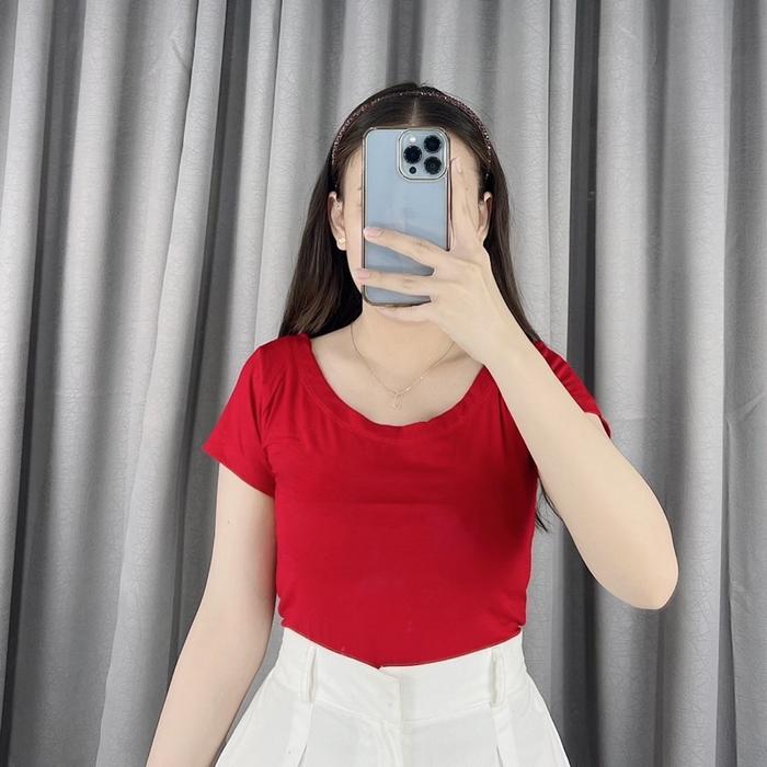 Crop top polos 1260 Atasan crop top Rayon Wanita