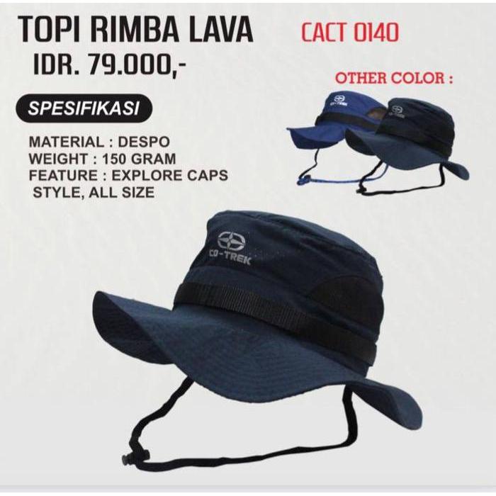 Co trek Topi rimba topi gunung original