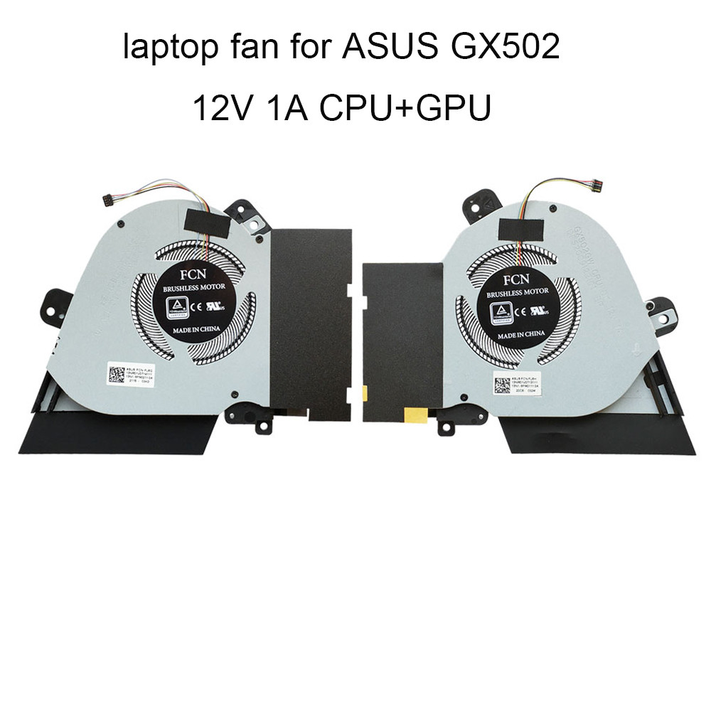 Computer Cooling Fan For Asus Rog Zephyrus S Gx502 Gu502 Lws Gx502Gw Gu502Gw Gpu Cpu Cooler Radiator