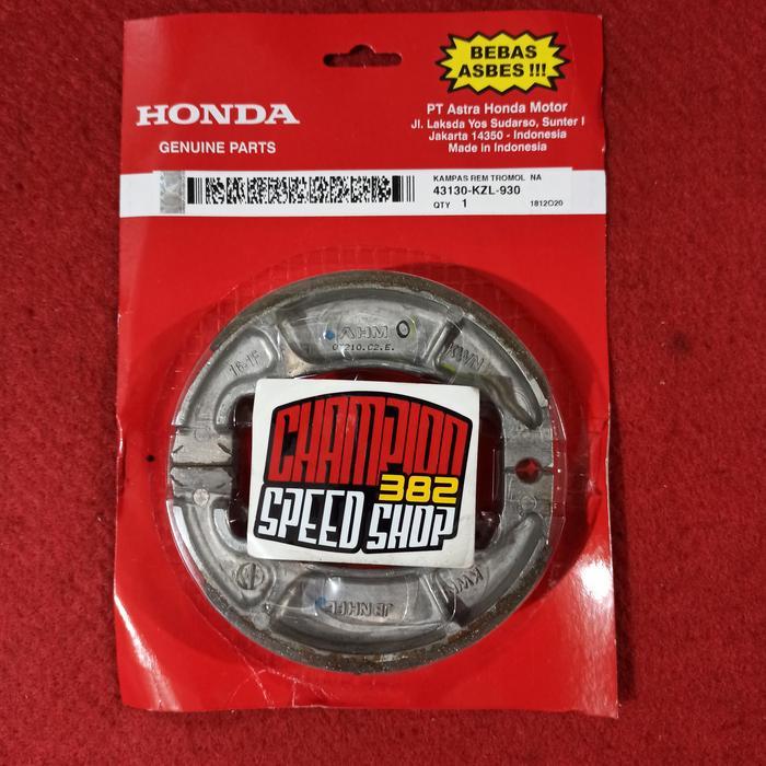 KAMPAS REM BELAKANG HONDA ORI VARIO SCOOPY BEAT VARIO 125 VARIO 150