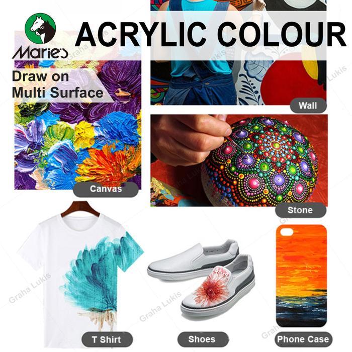 "New" Maries Acrylic Colour 75ml / Cat Acrylic Maries 75 ml