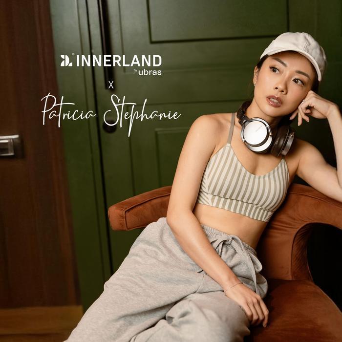 Ubras Innerland Sport Bra Echo Green X Patricia Stephanie / Sport Bra Olahraga Running Gym Yoga