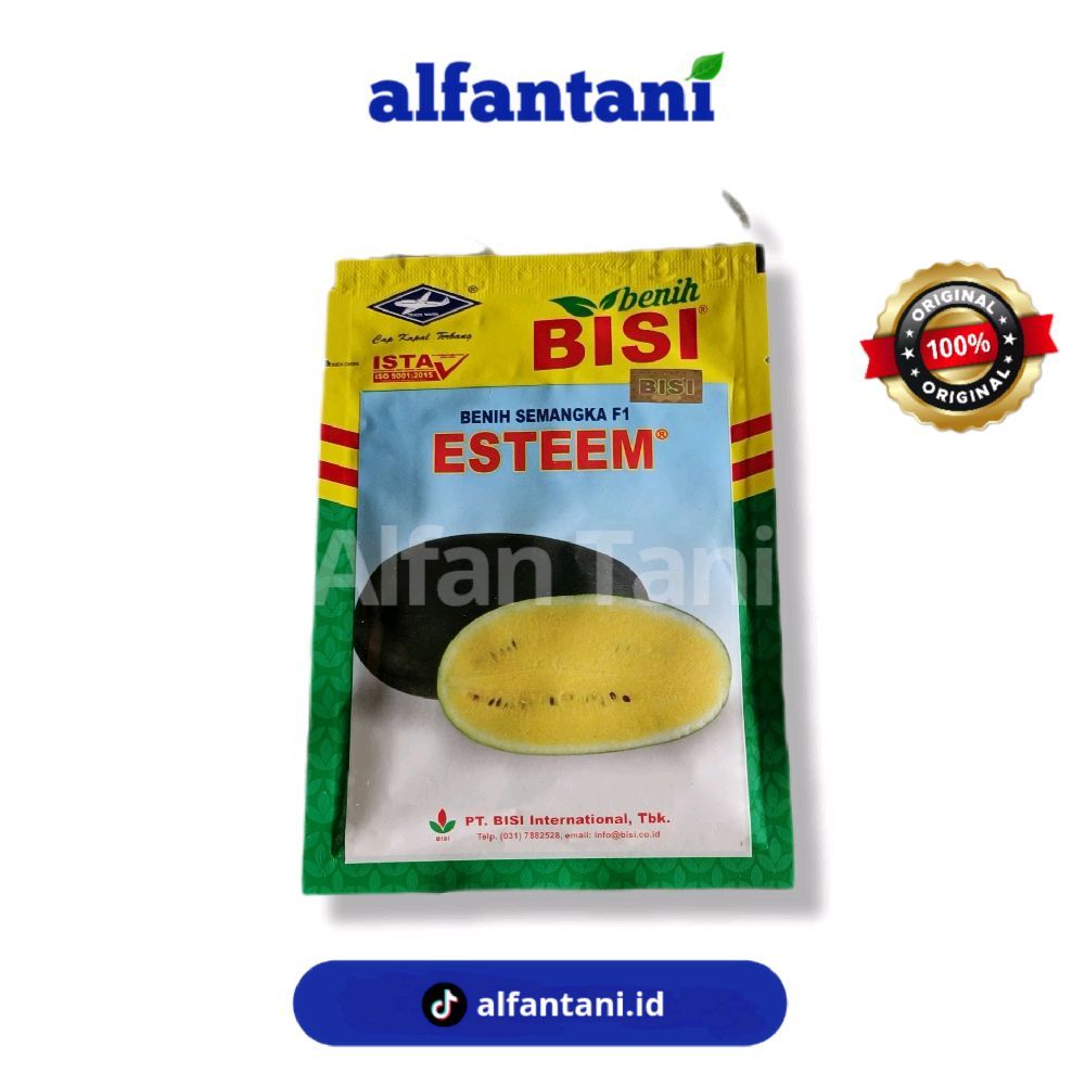 Benih Semangka F1 Esteem Cap Kapal Terbang 20 gram / Manis / Semangka Inul / Semangka Kuning
