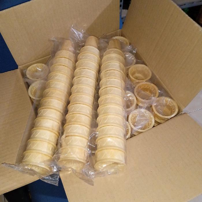 Aladdin Wafer Cup Cone Isi 300Pcs/Corong Es Krim Terbaik