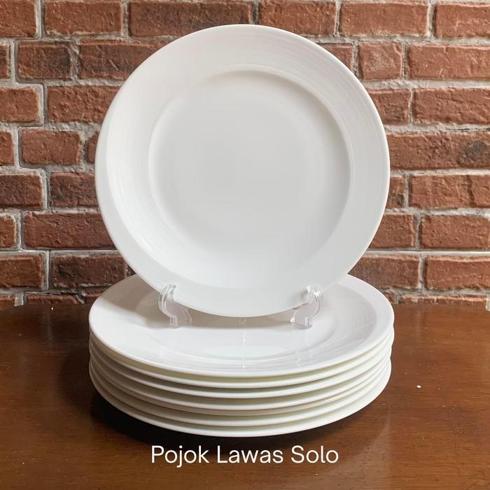 NARUMI Piring Makan 50767-BB5242 "Esprit Dinner Plate", Putih 10.6 inches (27 cm)