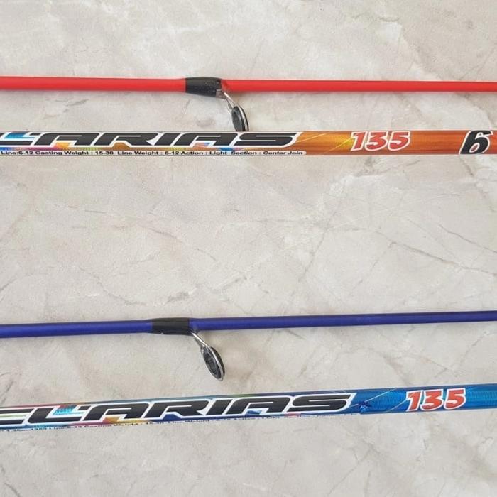 Joran Daido Clarias 135 Joran Pancing Fiber Solid 135cm Kuat & Lentur Laut Mancing Reel Ikan