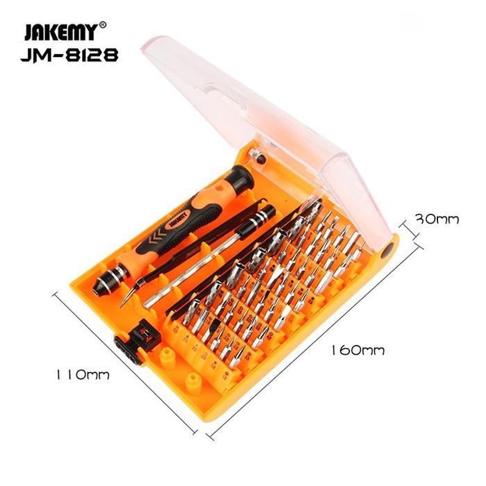 DISKON Jakemy 45 In 1 Cr-V Precision Screwdriver Set JM-8128 Ready stock