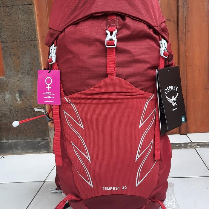 OSPREY WOMEN'S TEMPEST 30 RED BACKPACK BACKPACKING TAS GUNUNG HIKING TREKKING TRAVELING ORIGINAL