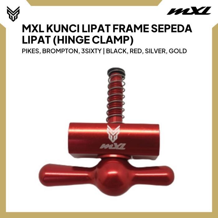 MXL KUNCI LIPATAN SEPEDA LIPAT HINGE CLAMP ALLOY FRAME STAINLESS