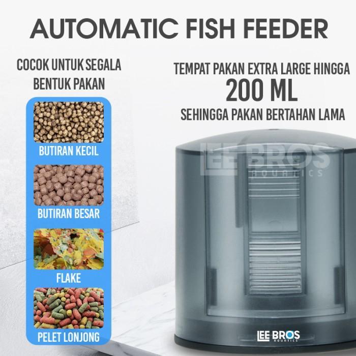 Automatic Fish Feeder / Auto Fish Food / Pemberi Makan Ikan Otomatis Terbaik
