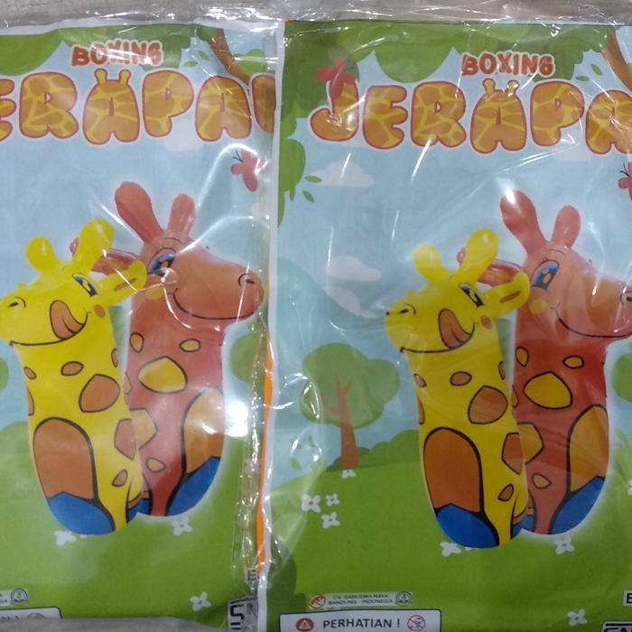 Balon Boxing / Tinjuan Jerapah Mainan Anak anak 90cm / Boxing Anak Karakter