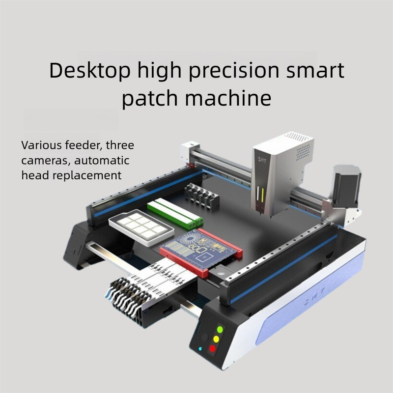 High Speed Desktop SMT Machine Automatic SMT Pick And Place Machine Chip Mounter LED SMD Dual Heads