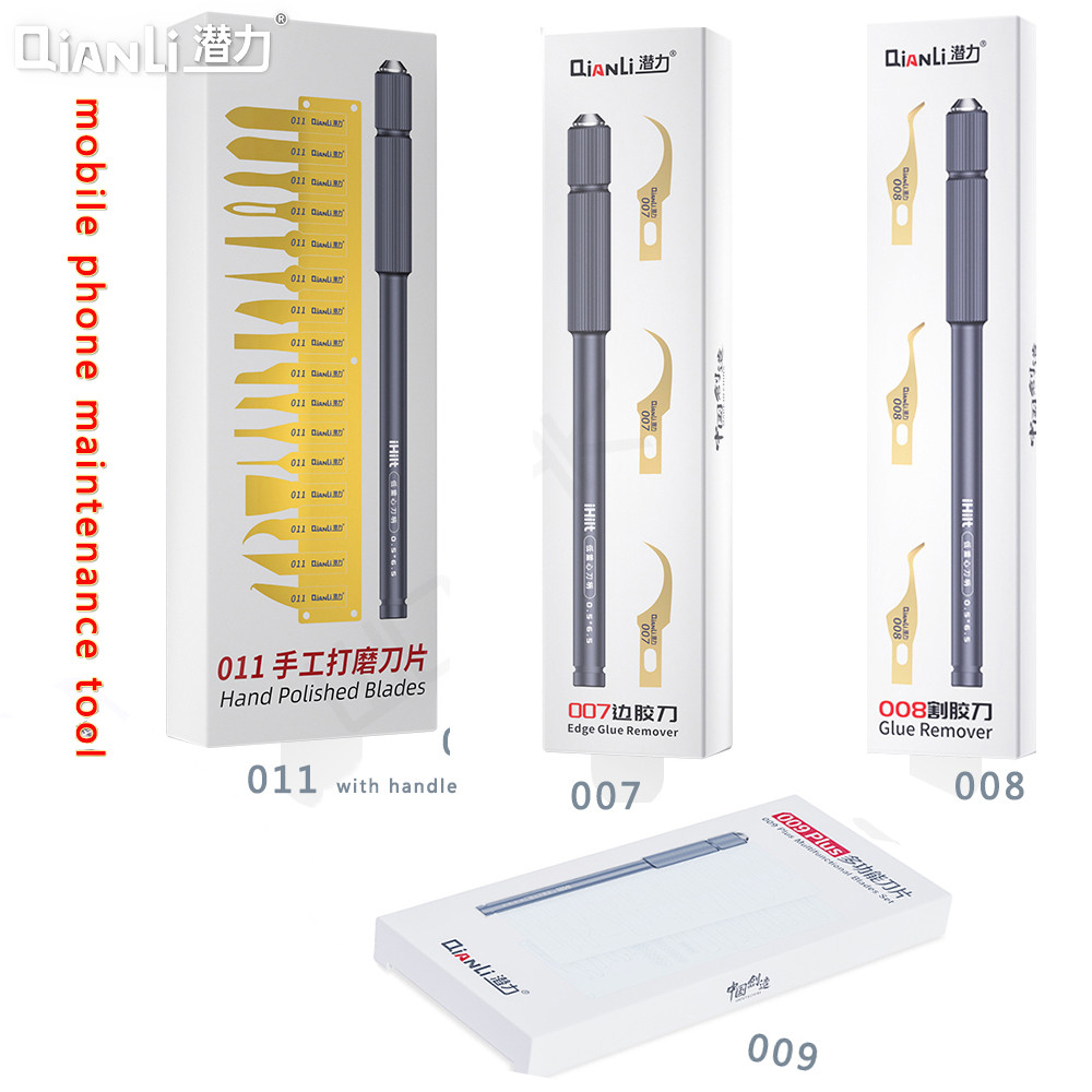 PROMO   QianLi 007 008 009 011 012 Glue Removal Knife Blade Pry Knife For Iphone Samsung CPU IC Chip