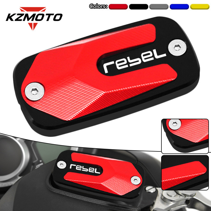 Motorcycle CNC Front Brake Fluid Reservoir Cap Oil Cup Cover Accessory For Rebel 300 rebel 500 2017-