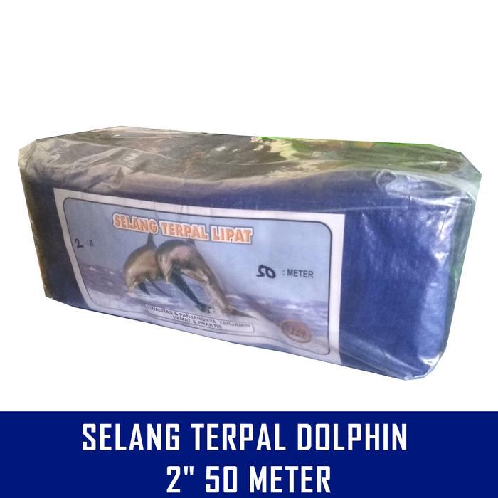 SELANG TERPAL DOLPHIN 2 DIM INCH 50 meter SELANG AIR 2DIM 2INCH