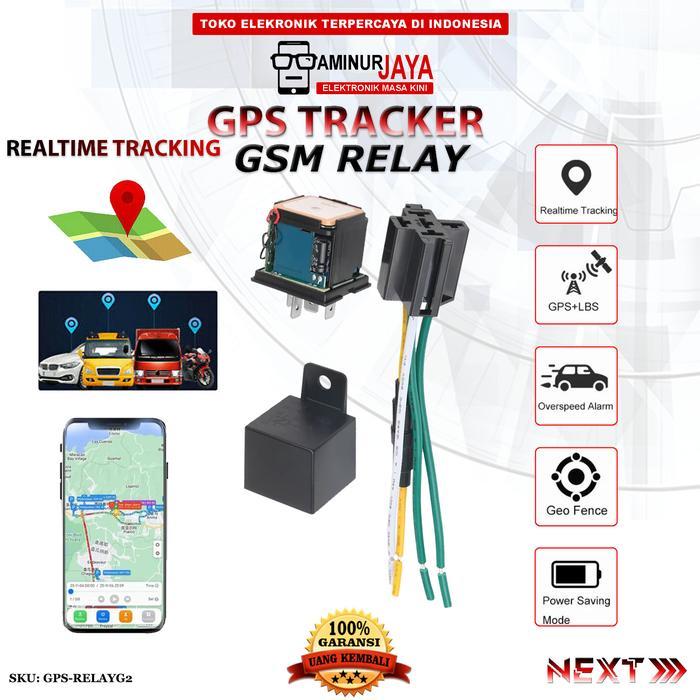 Aminur Jaya Mini GPS H325 Smart GPS Tracker MV720 Pelacak Pencari Lokasi Posisi GPS-RELAYNEW Kontrol