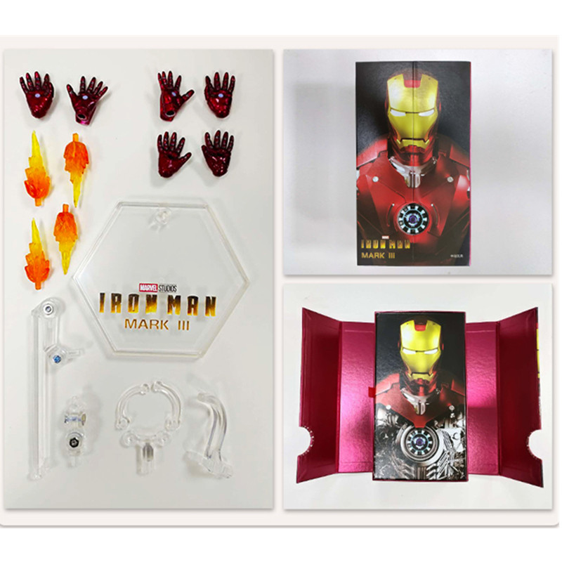 Original ZD Toys Iron Man Legends MK42 MK43 MK46 War Machine 1/10 MK50 MK2 MK3 MK4 MK5 MK6 MK7 Tony