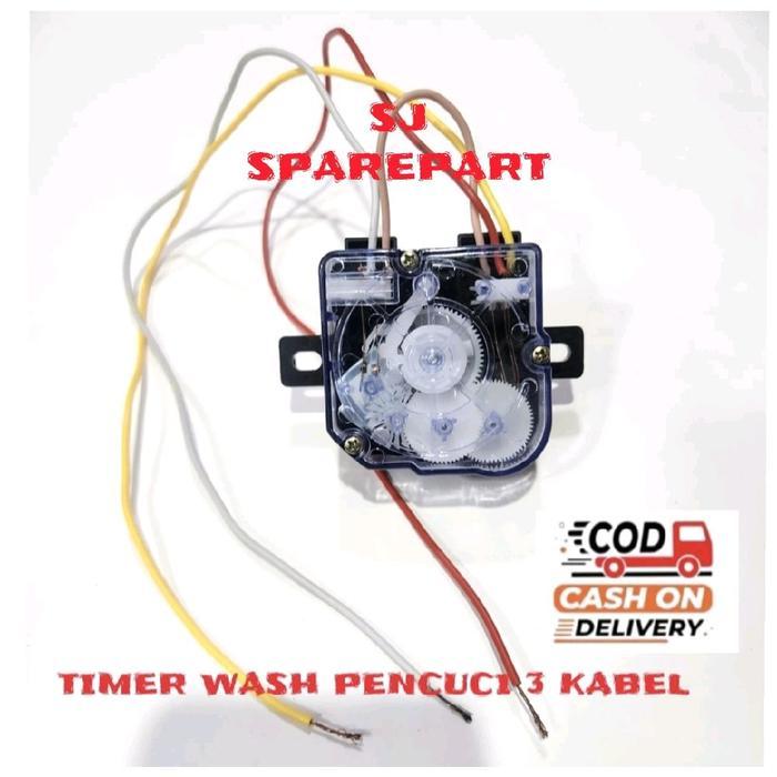 TIMER WASH MESIN CUCI AKARI 2 TABUNG 3 KABEL / TIMER MESIN CUCI AKARI