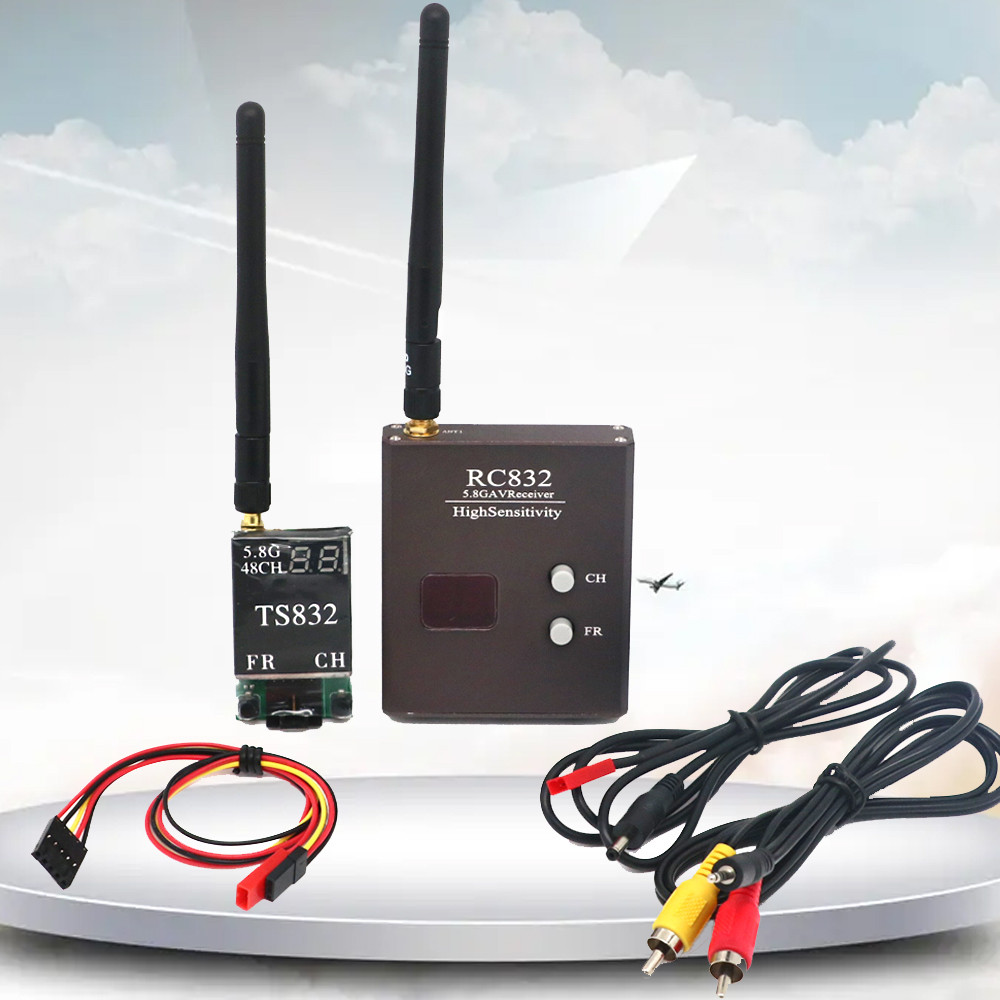 BARU TS832 & RC832/RC832H V3.0 Transmitter Recevier Wireless Audio Video Transmission System 48Ch 5.