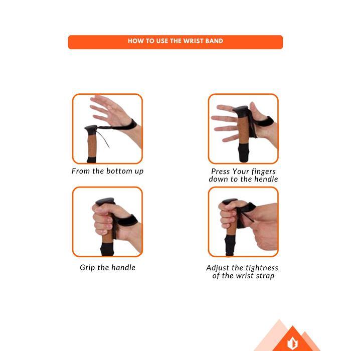 Eiger - Trekking pole 01 Antishock 135 cm - Tongkat Pendaki - Tongkat Gunung - Tracking Pole -