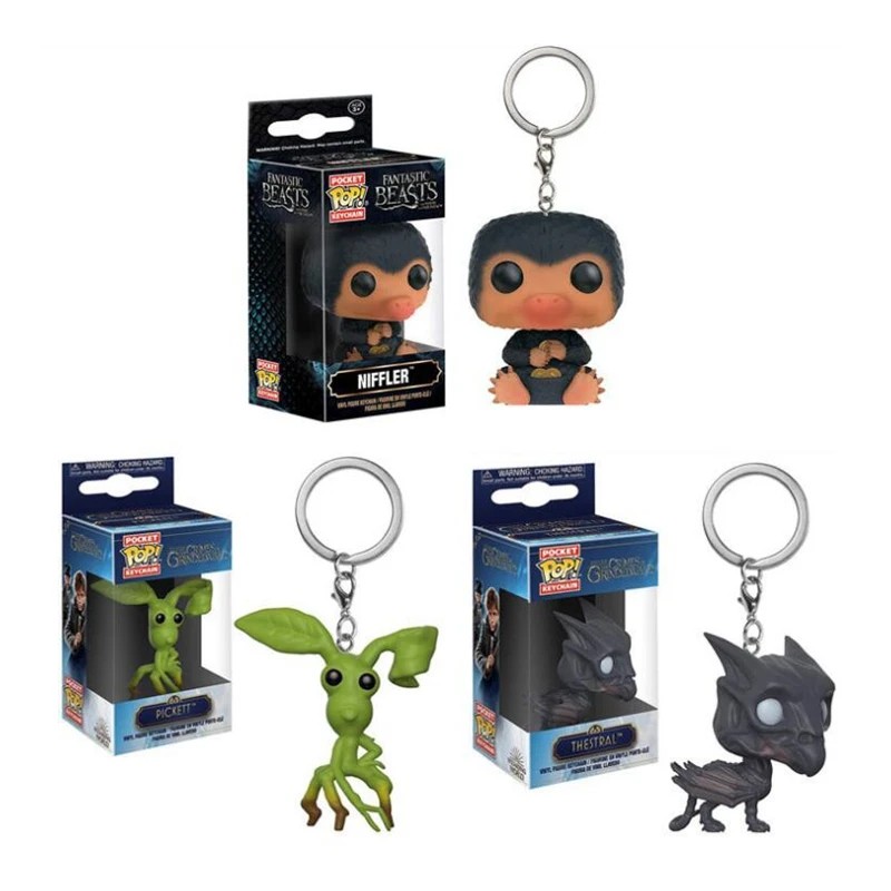 Funko Pop Fantastic Beasts And Where To Find Them Thestral Niffler Pickett Keychain Pvc Toys For
