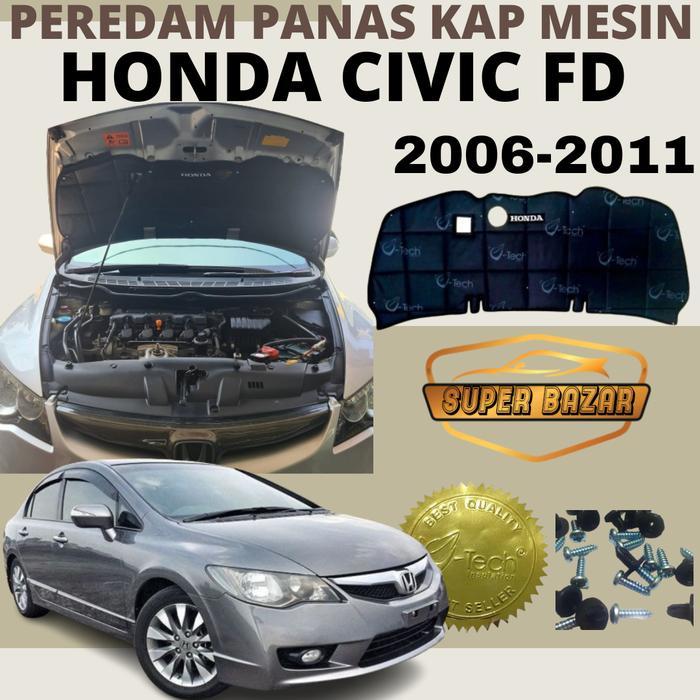 Honda Civic Fd Peredam Panas Dan Suara Kap Mesin Mobil