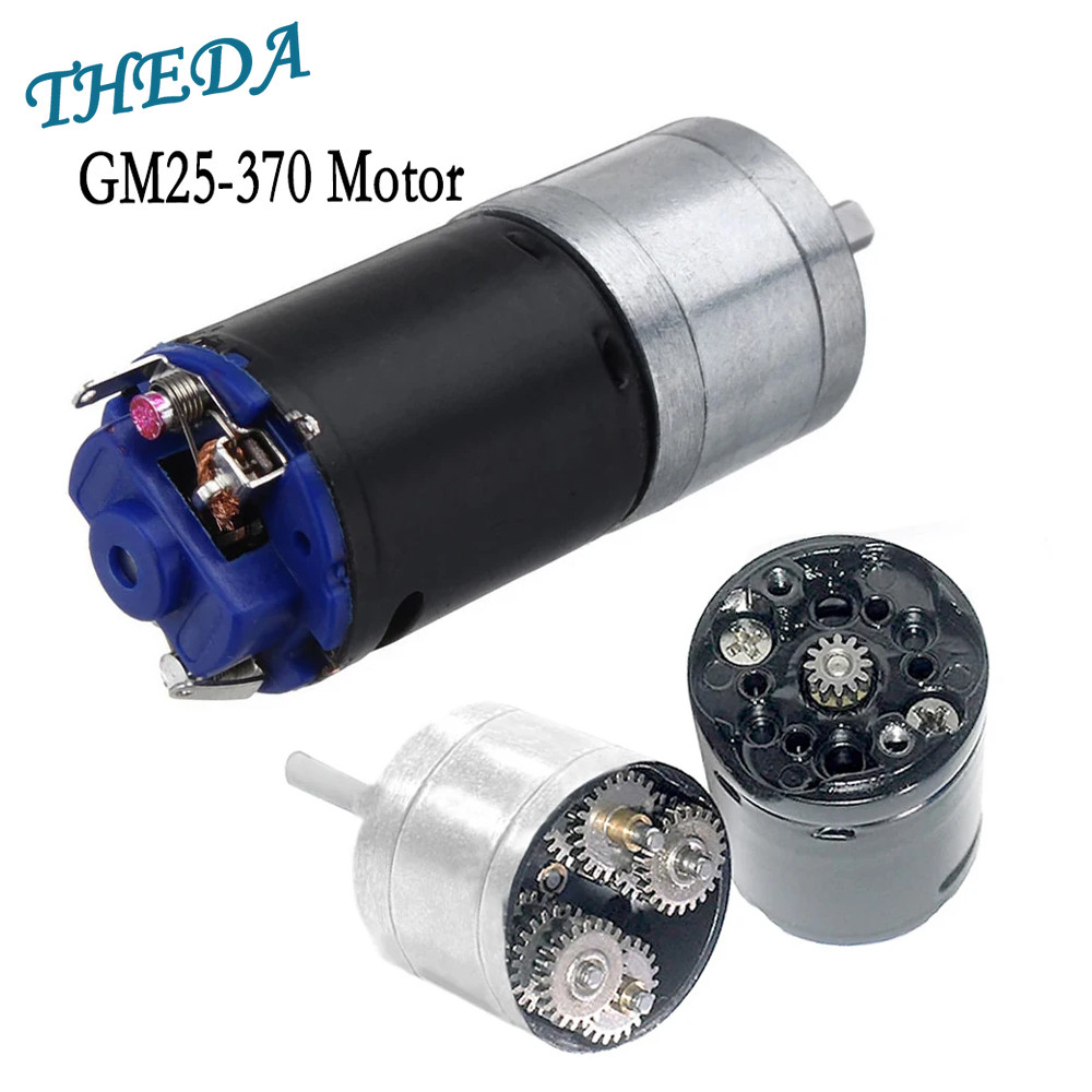 Diy Gm25-370 Brush Motor 4Mm Shaft Suitable For Mn-90 Rc Q60 Q61 Wpl B14 B16 B24 B36 C14 C24 1/16 Rc