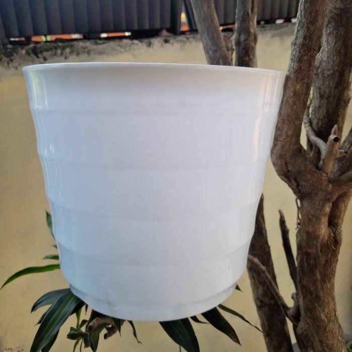 Najwa Gadget Pot Mado 32 Putih // Pot Tanaman Mado Lovenia Warna