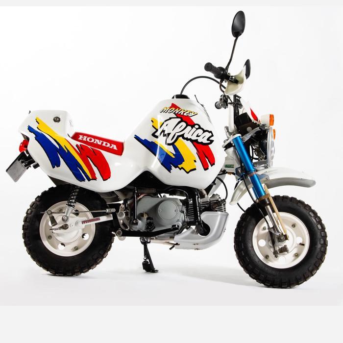Sticker Stiker Decal Honda Z50 Monkey Baja Africa Hatesix