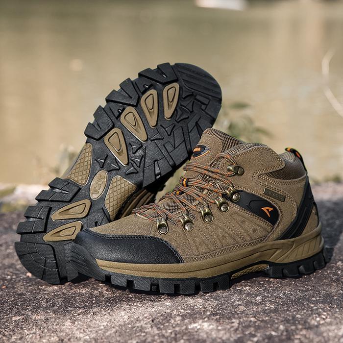 Consina - SEPATU GUNUNG WATERPROOF SNTA 505 MID BEIGE TREKKING HIKING ORIGINAL