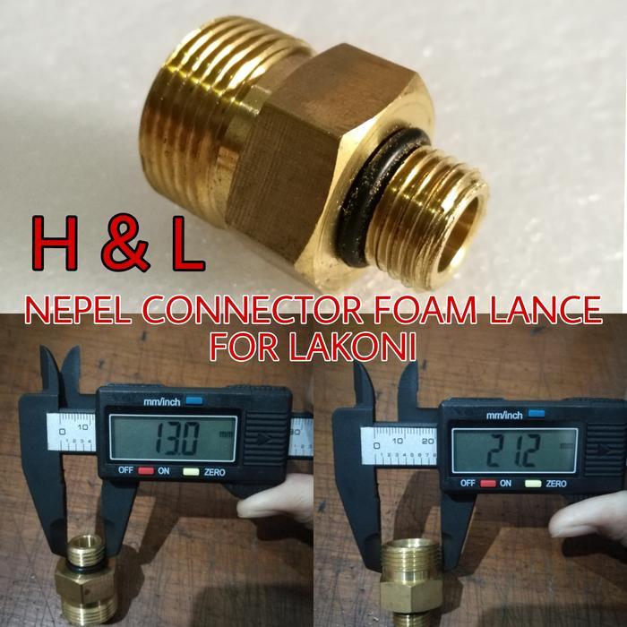 BISA GOSEND Connector foam lance untuk Lakoni Laguna 70 daytona 100