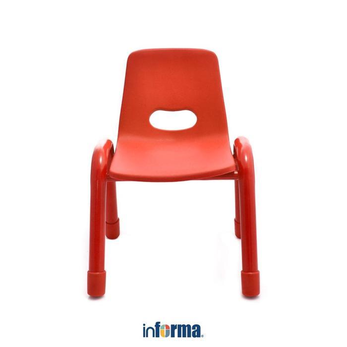 Informa Oya Kursi Anak - Merah Bangku Plastik Tempat Duduk Kecil Kursi Balita