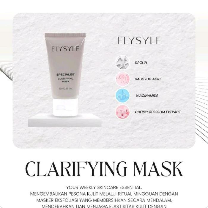 Elysyle Specialist Clarifying Mask pengganti Mud Mask Jafra Masker