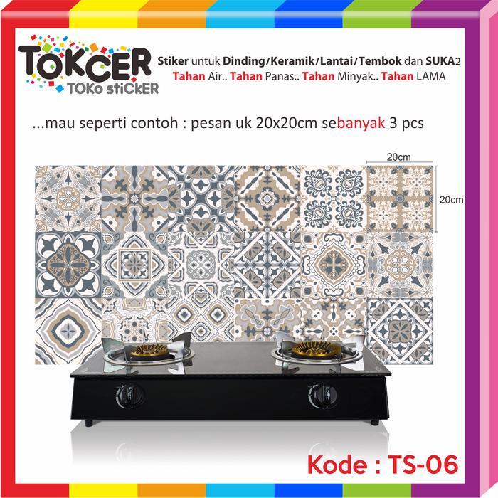 "New" Stiker DINDING Keramik LANTAI Tembok DAPUR Tangga T-06