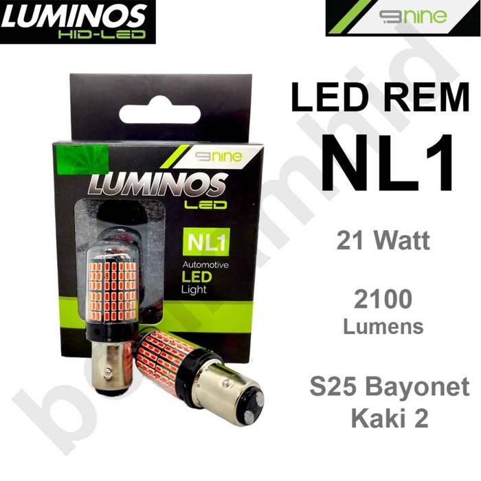 Lampu Led Stop Rem Luximos Nl1 Bayonet S25 144Titik 21Watt Tidak Kedip Terbaik
