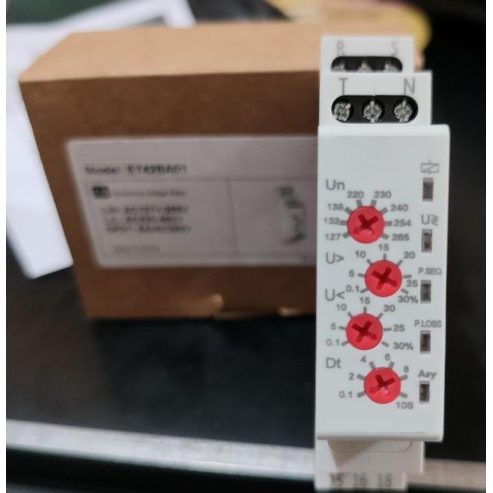 Phase Failure Relay, Phase Sequence Protector With Led Signaling