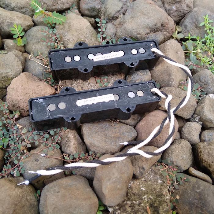 Original Pickup Jazz Bass 4 String Alnico Vintage Wire Cloth Fender - IM