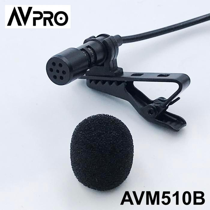 Avpro Avm510B Trs Omni-Directional Lavalier Microphone For Dslr Etc